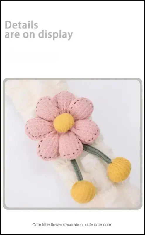 LULECI Cute Sunflower Car Seat Belt Shoulder Cover for Girls - Stylish Accessories & Decoration Supplies