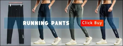 Men’s running pants with zipper pockets Quick drying sport men Training jogging sports trousers Lightweight workout