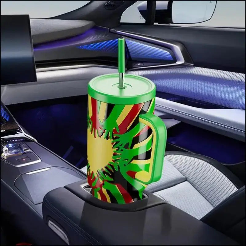 Meoky 40oz Stainless Steel Vacuum Tumbler with Straw & Lid | Leak-Proof Large Capacity Car Mug | Food-Grade Insulated