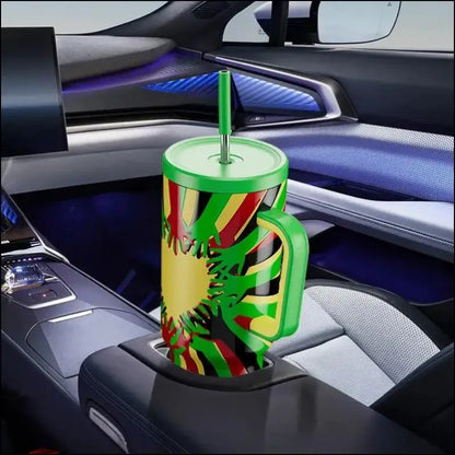 Meoky 40oz Stainless Steel Vacuum Tumbler with Straw & Lid | Leak-Proof Large Capacity Car Mug | Food-Grade Insulated
