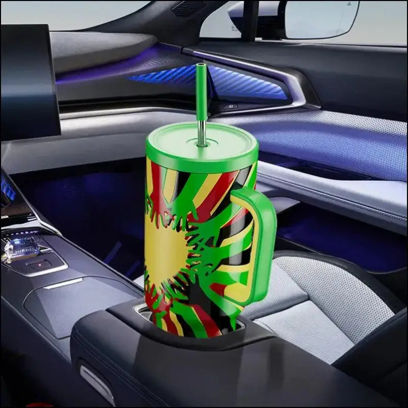 Meoky 40oz Stainless Steel Vacuum Tumbler with Straw & Lid | Leak-Proof Large Capacity Car Mug | Food-Grade Insulated