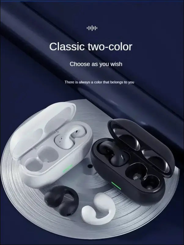 NEW Bluetooth 5.3 Wireless Bone Conduction Headphones - T75 Noise-Canceling Sports Gaming Earphones with HD Call