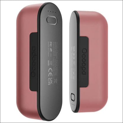 OCOOPA Rechargeable Hand Warmers 2 Pack - Magnetic Electric Heaters 16 Hrs Warmth 4 Heat Levels - Pink / CN