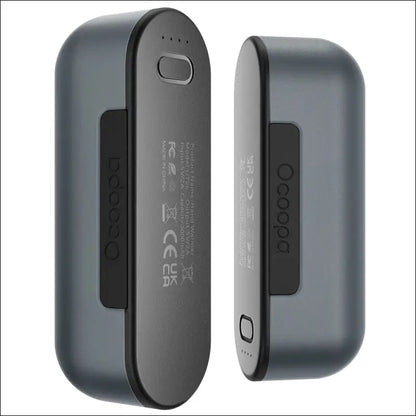 OCOOPA Rechargeable Hand Warmers 2 Pack - Magnetic Electric Heaters 16 Hrs Warmth 4 Heat Levels - Gray / CN