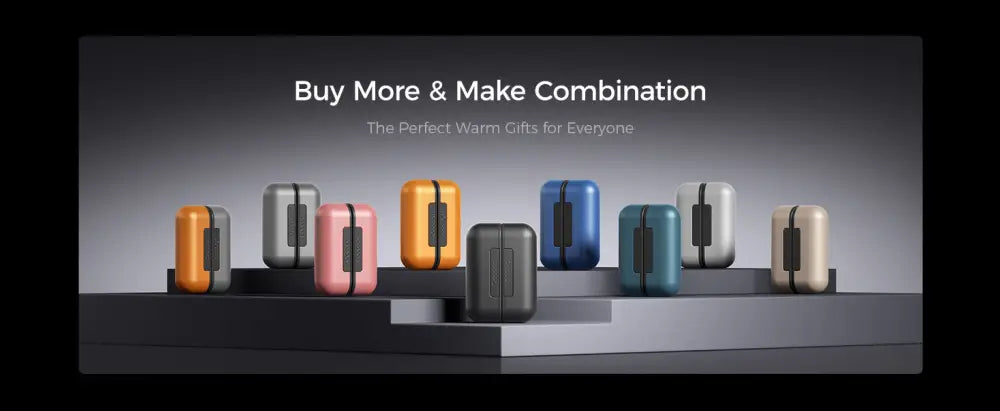 OCOOPA Rechargeable Hand Warmers 2 Pack - Magnetic Electric Heaters 16 Hrs Warmth 4 Heat Levels