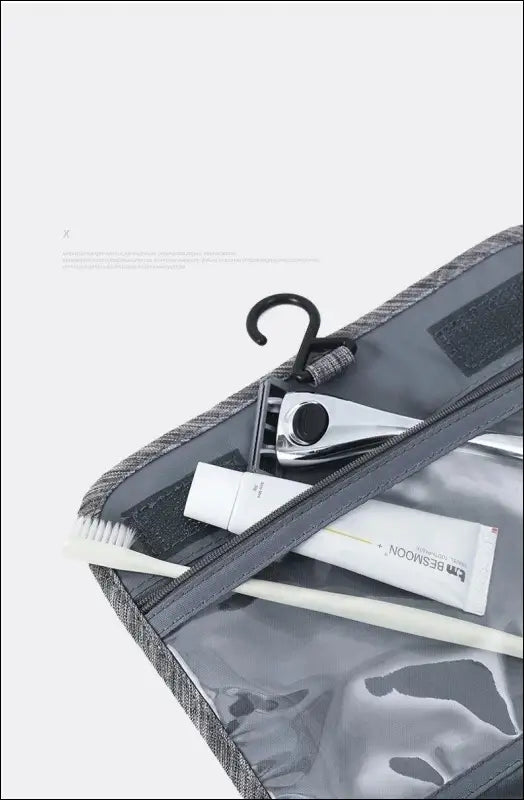 Oxford Fabric Business Portable Storage Bag | Waterproof Toiletries Organizer & Cosmetic | Hanging Travel Wash Pouch