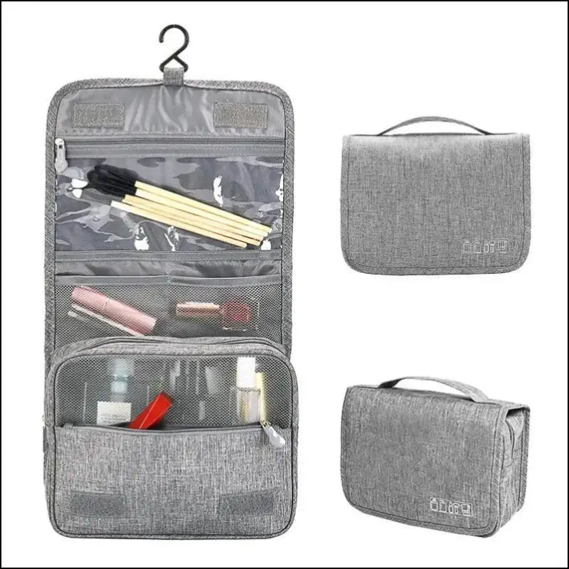 Oxford Fabric Business Portable Storage Bag | Waterproof Toiletries Organizer & Cosmetic | Hanging Travel Wash Pouch