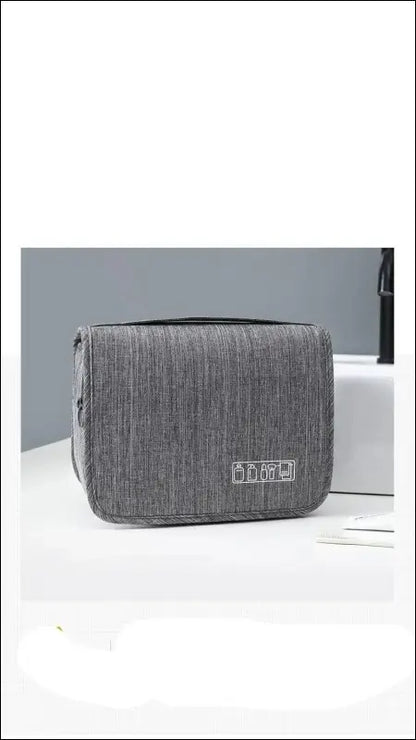 Oxford Fabric Business Portable Storage Bag | Waterproof Toiletries Organizer & Cosmetic | Hanging Travel Wash Pouch