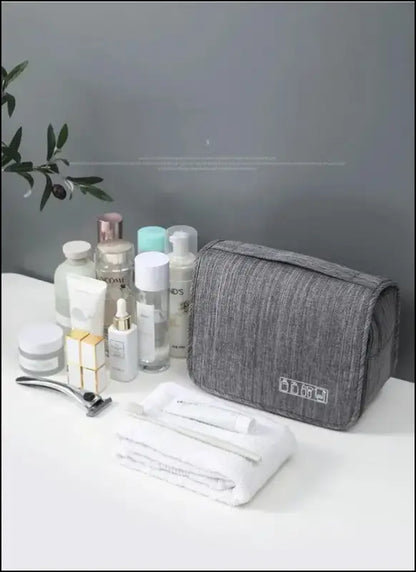 Oxford Fabric Business Portable Storage Bag | Waterproof Toiletries Organizer & Cosmetic | Hanging Travel Wash Pouch