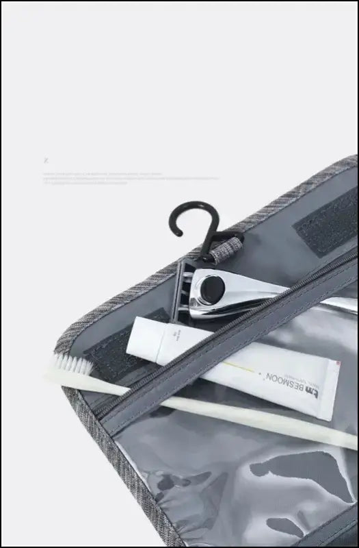 Oxford Fabric Business Portable Storage Bag | Waterproof Toiletries Organizer & Cosmetic | Hanging Travel Wash Pouch
