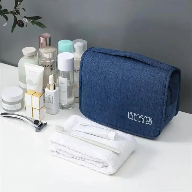 Oxford Fabric Business Portable Storage Bag | Waterproof Toiletries Organizer & Cosmetic | Hanging Travel Wash Pouch