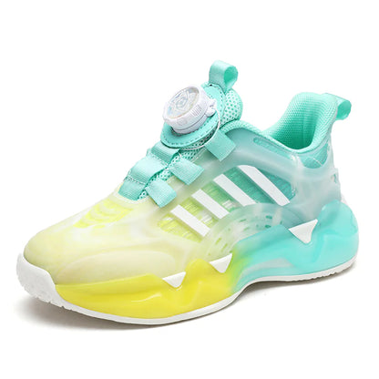 Non-Slip Shoes with Rotating Button