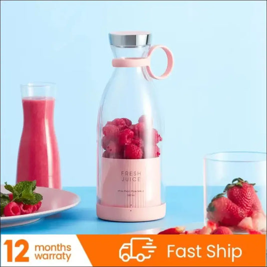 Portable USB Electric Juicer Blender - Mini Fruit Mixer Multifunction Milkshake Maker Food & Juice Extractor - Mixers