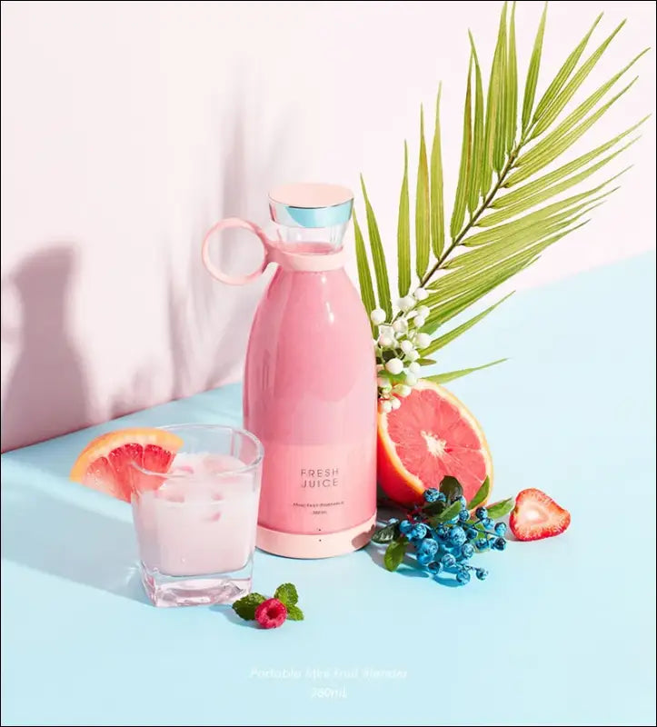 Portable USB Electric Juicer Blender - Mini Fruit Mixer Multifunction Milkshake Maker Food & Juice Extractor - Mixers