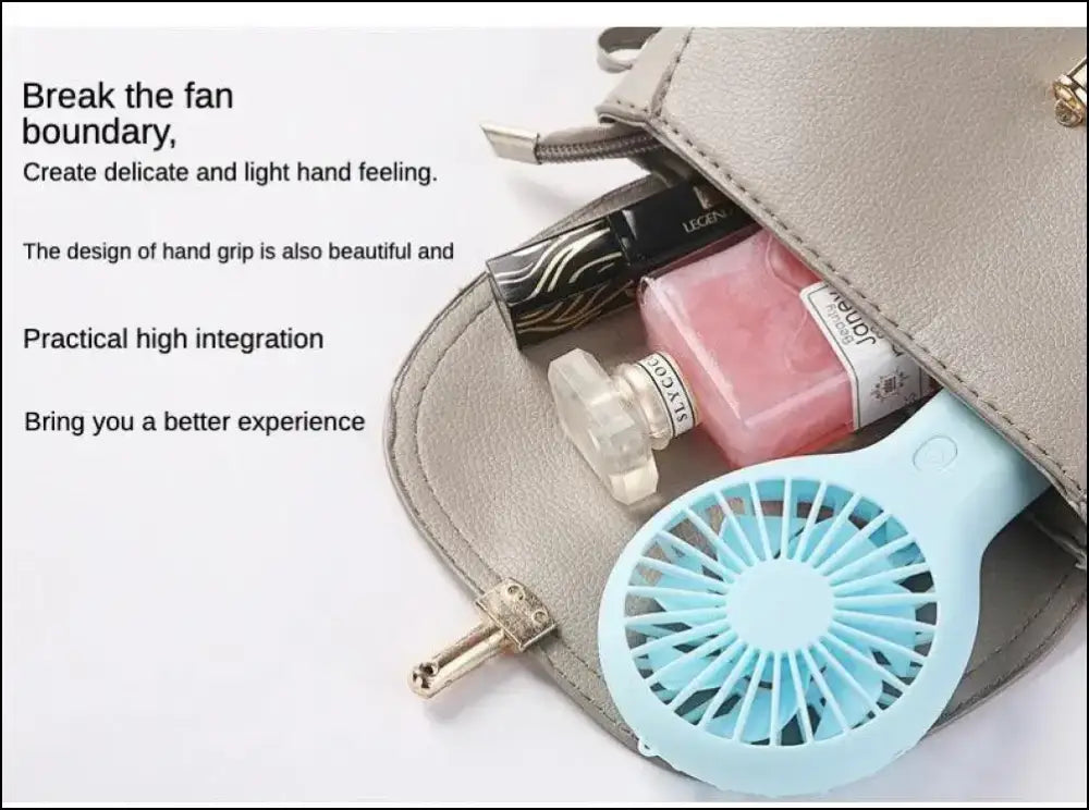 Portable USB Handheld Mini Fan – Creative Pocket for Travel and Gifts