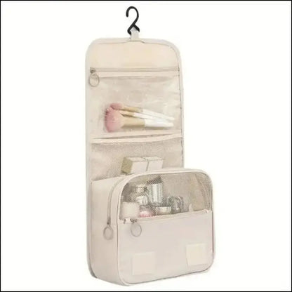 Portable Waterproof Travel Toiletry Bag | Hanging Storage with Mesh Pockets | Makeup & Cosmetic Accessories