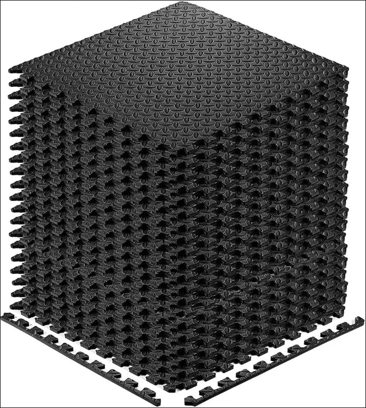 ’Puzzle Fitness Mat - EVA Interlocking Foam Floor Tiles for Sports Yoga Home Gym & Non-Slip Kids Play Mat’