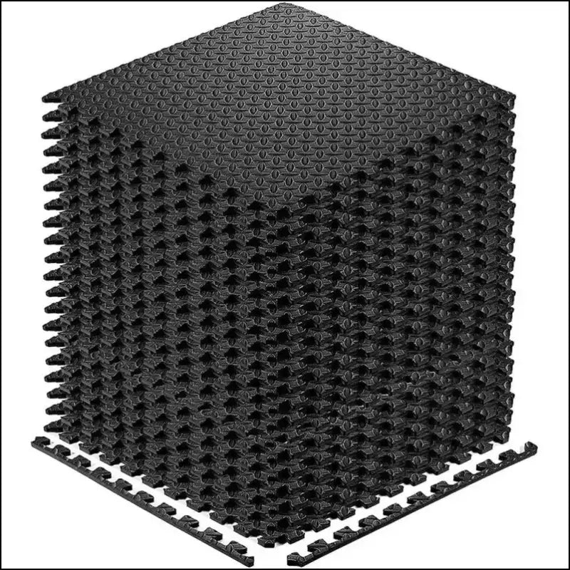 ’Puzzle Fitness Mat - EVA Interlocking Foam Floor Tiles for Sports Yoga Home Gym & Non-Slip Kids Play Mat’