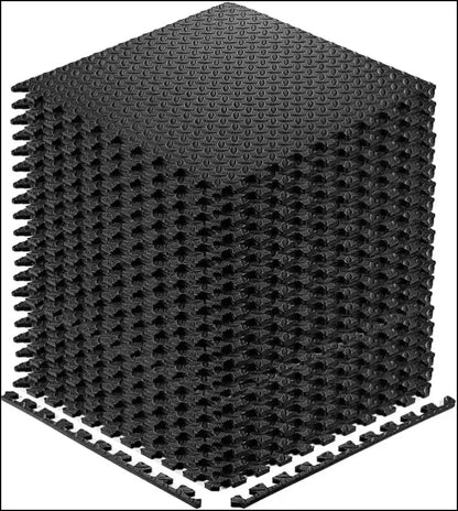 ’Puzzle Fitness Mat - EVA Interlocking Foam Floor Tiles for Sports Yoga Home Gym & Non-Slip Kids Play Mat’