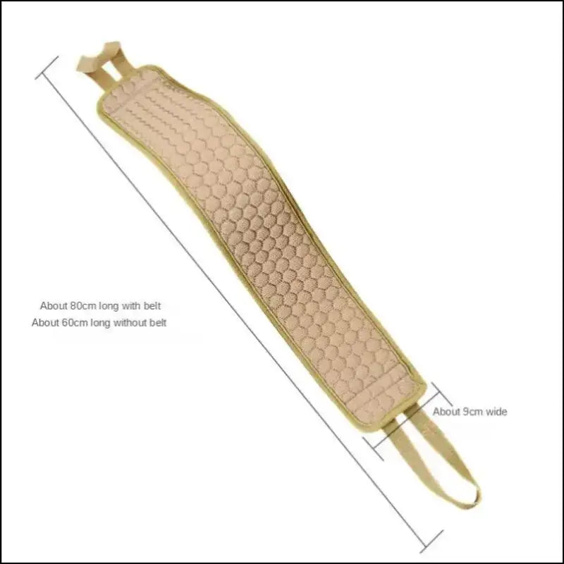 Shower Exfoliating Back Scrubber | Bath Belt Towel Glove | Deep Clean Korean Body Washcloth & Japanese Rear Scrub Strap