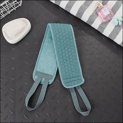 Shower Exfoliating Back Scrubber | Bath Belt Towel Glove | Deep Clean Korean Body Washcloth & Japanese Rear Scrub Strap