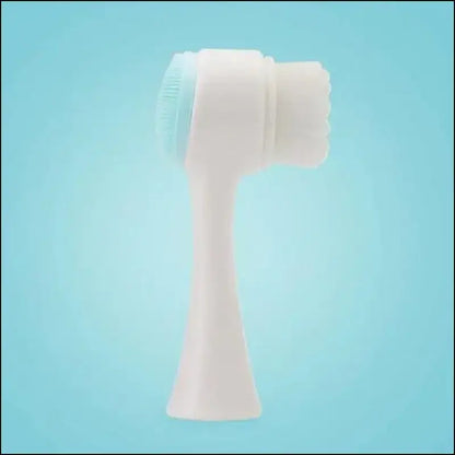 Silica Gel Facial Brush | Double-Sided Cleanser for Blackhead Removal & Exfoliating Pore Cleaner | Soft Face Tool