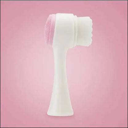 Silica Gel Facial Brush | Double-Sided Cleanser for Blackhead Removal & Exfoliating Pore Cleaner | Soft Face Tool