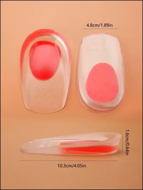 Silicone Heel Pad Insole for Bone Spurs Pain Relief and Stress Reduction - Unisex Cushion Support Men Women - insole