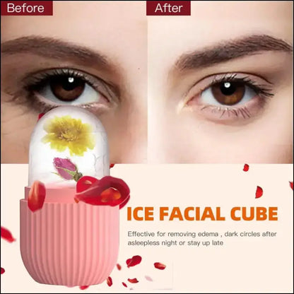 Silicone Ice Cube Trays for Beauty - Lifting Ball Face Massager Eye Roller Facial Contouring Acne Reduction Skin Care