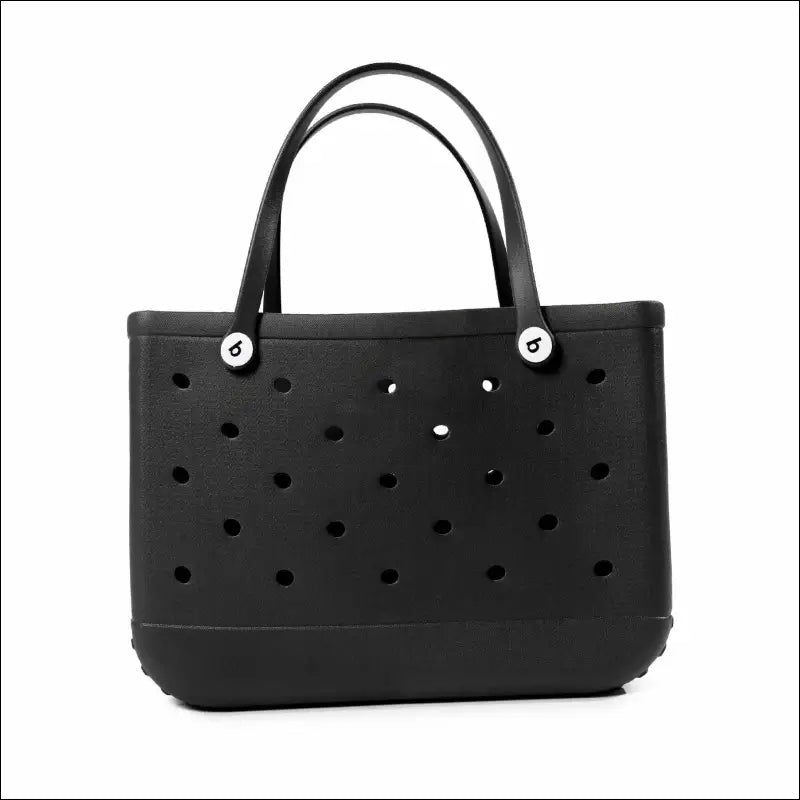Solid Waterproof Beach Bag Durable EVA Rubber Handbag for Swimming Shopping Sports and Travel - Fashion