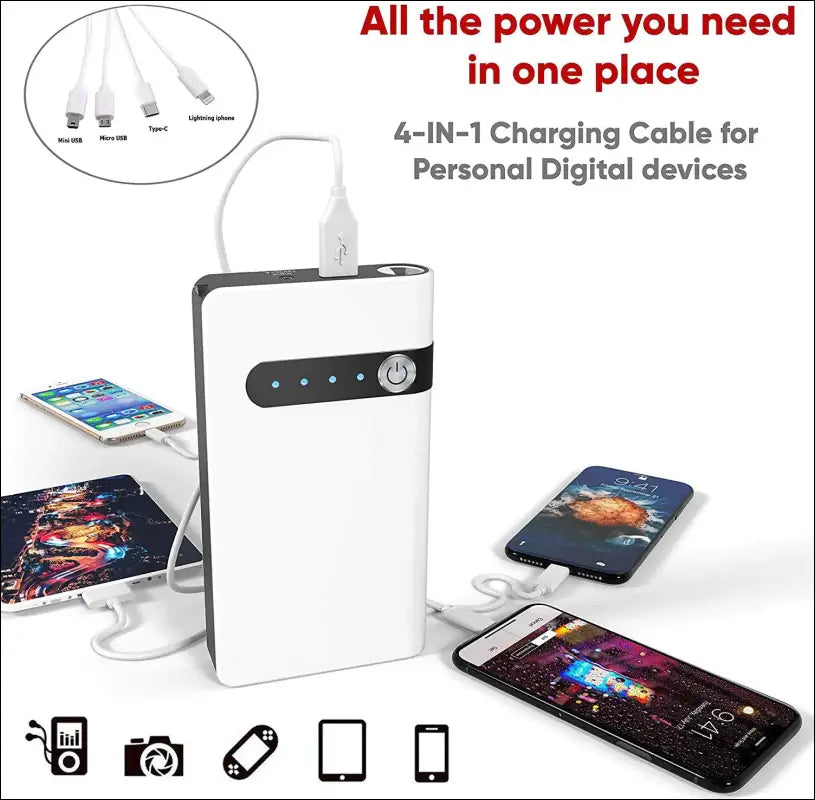 Super Boost Car Jump Starter And Power Charger For Any Gadget