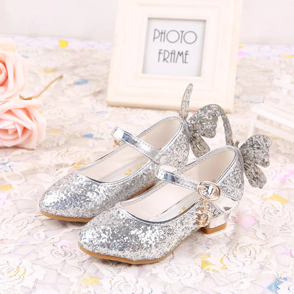 Girls' Butterfly Princess High Heel Shoes