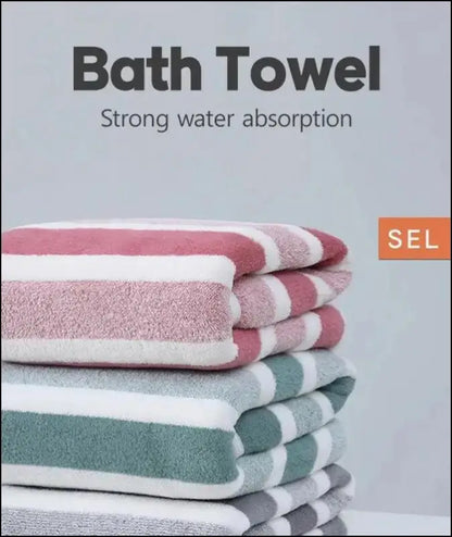 ’Thickened Absorbent Bath Towel - Soft Quick-Dry Face for Home Use’ - Towels