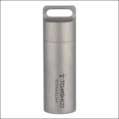 Tomshoo Titanium Mini Sealed Waterproof Storage Pill Box Perfume Case Pendants EDC Tools Eco-friendly Home Outdoor