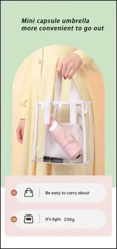 Travel Umbrella Compact Lightweight Portable Automatic Strong Waterproof Folding with 6 Rib Reinforced Auto Open Close