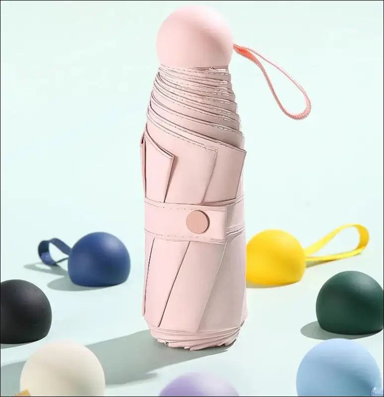 Travel Umbrella Compact Lightweight Portable Automatic Strong Waterproof Folding with 6 Rib Reinforced Auto Open Close