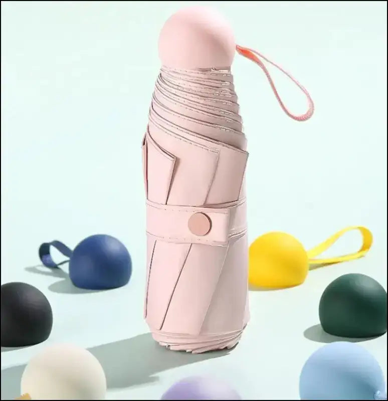 Travel Umbrella Compact Lightweight Portable Automatic Strong Waterproof Folding with 6 Rib Reinforced Auto Open Close