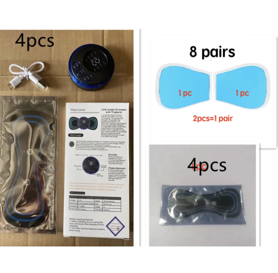 Mini Smart LCD Electrotherapy Massage Pad