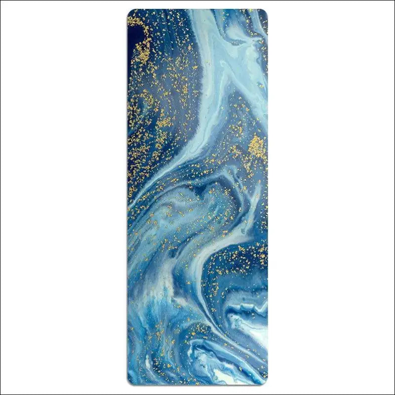 ’Ultra-Thin Portable Yoga Mat - High-Quality Rubber Double-Sided Anti-Slip Design’ - Ultra-Thin