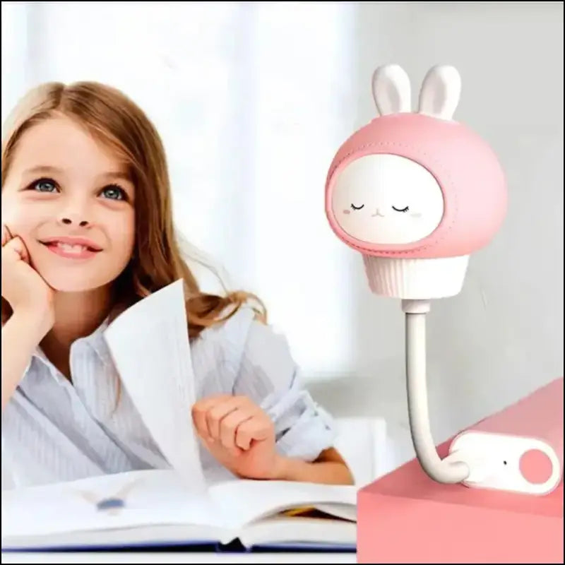 USB LED Night Light | Cute Cartoon Bear Chick and Kitten Lamps | Remote Control Bedside Lamp for Children’s Bedroom
