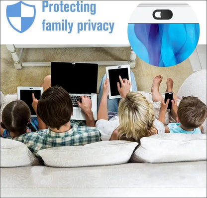 Webcam Cover Shutter Magnet Slider for Privacy | Plastic Camera iPad Laptop Mobile & PC