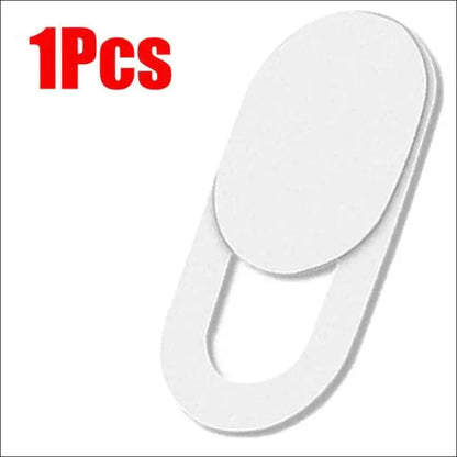 Webcam Cover Shutter Magnet Slider for Privacy | Plastic Camera iPad Laptop Mobile & PC - 1PCS White