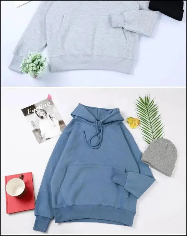 ’Women’s Angel Wings Printed Hoodie - Warm Casual Loose-Fit Fashion Sweatshirt’ - Women Hoodies