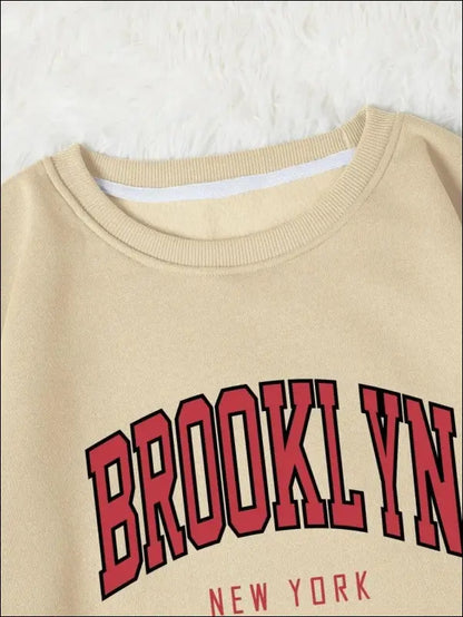 ’Women’s Brooklyn New York Printed Hoodie - Trendy Harajuku Cotton Sweatshirt Colorful & Durable’ - Women Hoodies