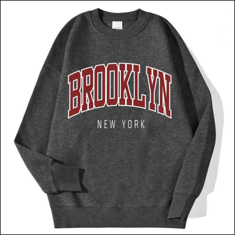 ’Women’s Brooklyn New York Printed Hoodie - Trendy Harajuku Cotton Sweatshirt Colorful & Durable’ - Women Hoodies
