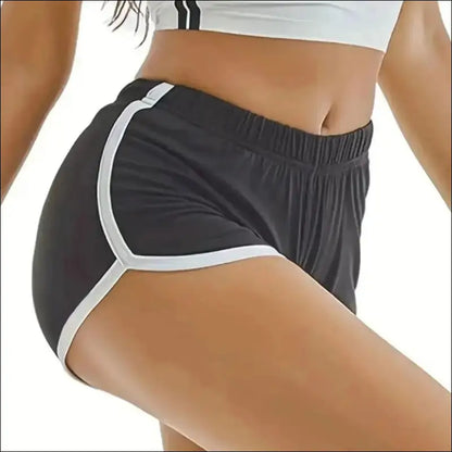 ’Women’s High-Waisted Sports Shorts - Casual Loose Straight Pants Thin Anti-Walking Three-Point Yoga Hot Pants’ - Women