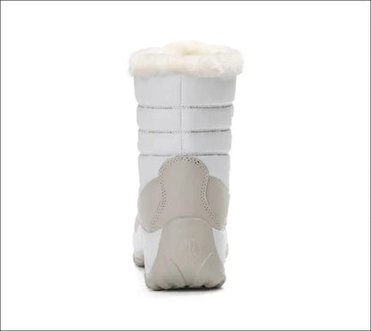 Women’s Snow Boots - Non-Slip Platform Winter Shoes Fur-Lined Warm Ankle Waterproof Wedge Thigh High for Women