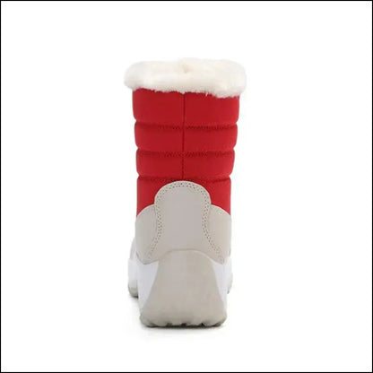 Women’s Snow Boots - Non-Slip Platform Winter Shoes Fur-Lined Warm Ankle Waterproof Wedge Thigh High for Women