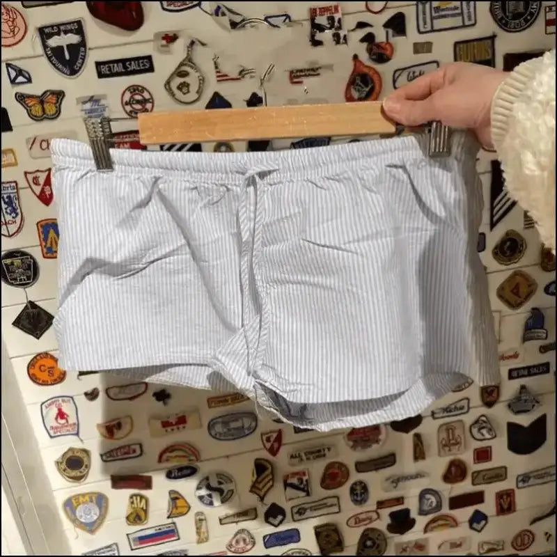 ’Women’s Vintage Low-Waist Cotton Shorts - Soft Button-Front Chic Summer Bottoms (2023)’ - Women Boxer