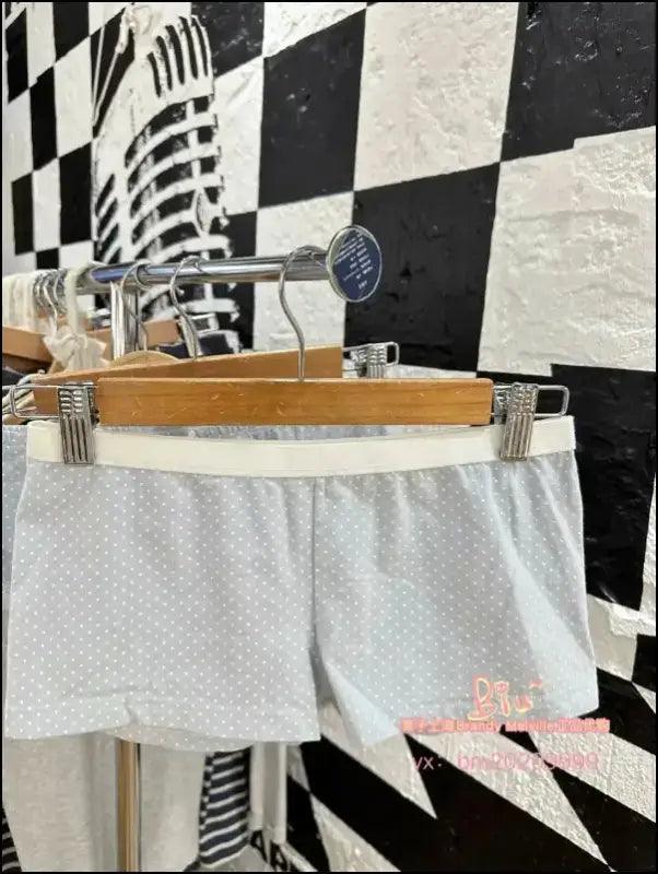 ’Women’s Vintage Low-Waist Cotton Shorts - Soft Button-Front Chic Summer Bottoms (2023)’ - color49 / One Size
